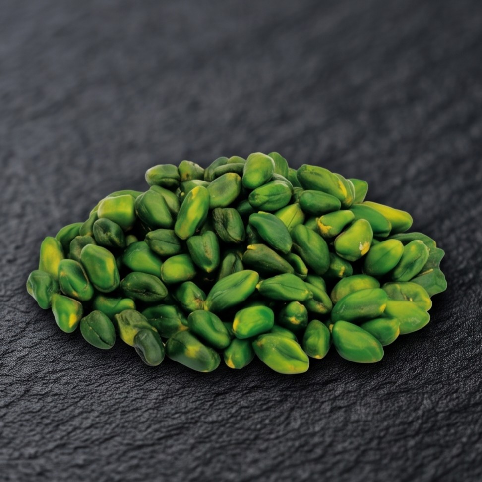 Pistachenoten gepeld raw (donkergroen) IRAN